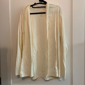L.L. bean Cream Cardigan Sweater